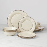 Solitaire 12-Piece Dinnerware Set, Service For 4